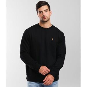 NWT Men's tentree TreeFleece Classic Crew Sweatshirt - Medium - Meteorite Black